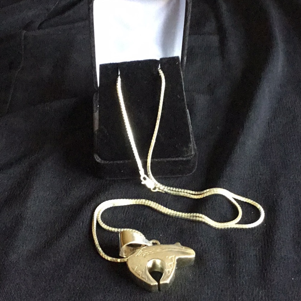 Gorgeous silver custom necklace 22” chain